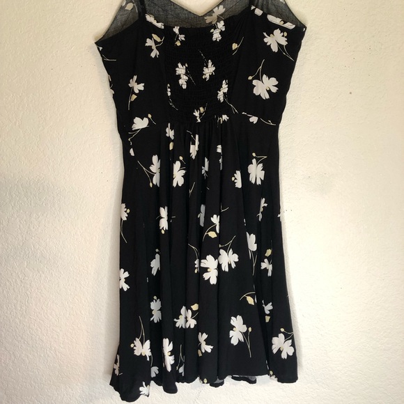 Cotton On Black Floral Spaghetti Strap Sundress - Picture 7 of 7